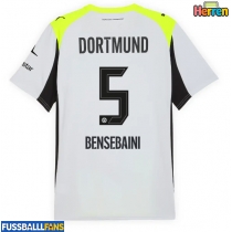 Borussia Dortmund Ramy Bensebaini #5 Auswärtstrikot 2025-26 Kurzarm